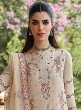 Qlinekari By Qalamkar Embroidered Linen 3 Piece Unstitched Suit QLM24QL LM-11 ZIA